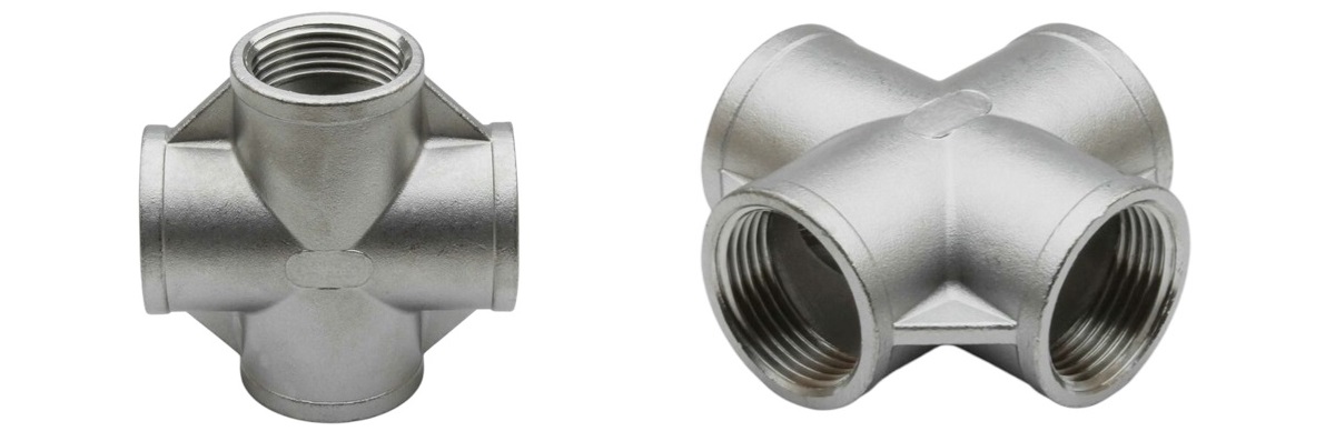 Edelstahl Gewindefittings - Edelstahl Kreuzstück