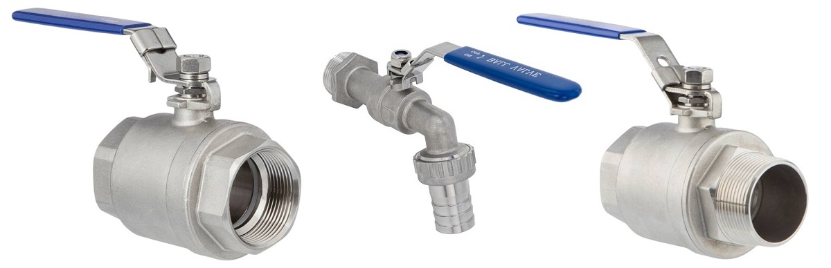 Edelstahl Gewindefittings - Edelstahl Kugelhahn