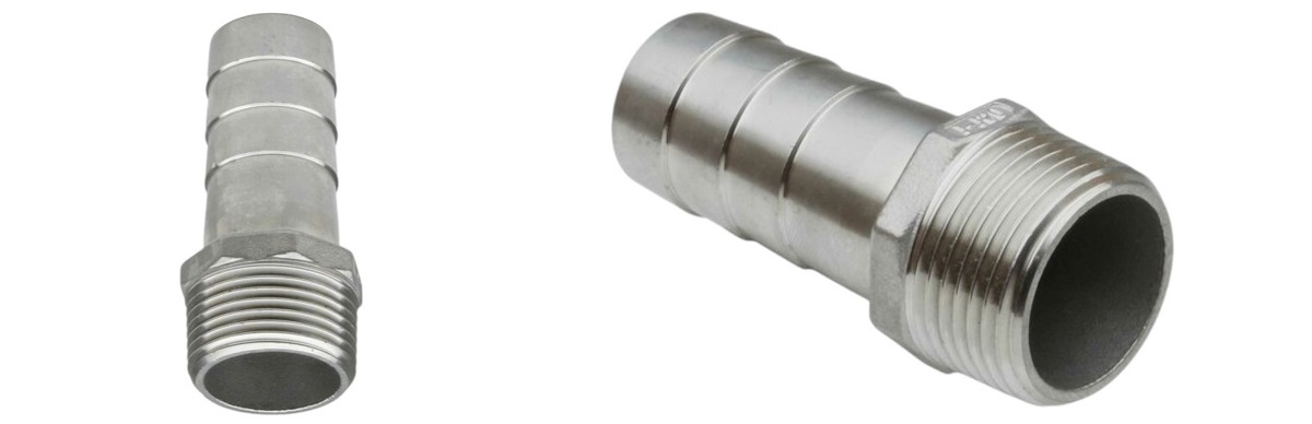 Edelstahl Gewindefittings - Edelstahl Schlauchtülle