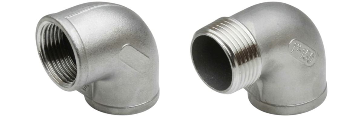 Edelstahl Gewindefittings - Edelstahl Winkel 90 Grad