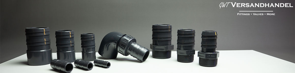 REKUBIK PVC-U Schlauchtülle, 1/2 AG X 18 Mm – Außengewinde Mit Sechskantmutter, Dicht & Beständig