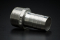 Preview: Stainless Steel Hose Nozzle - 3/4 Inch x 19mm / Male Thread x Hose Nozzle