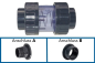 Preview: PVC Ruckschlagventil Transparent