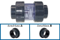 Preview: PVC Ruckschlagventil Transparent