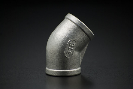 Stainless Steel Elbow 45 Degree - 1/4 Inch / Female Thread x Female Thread
