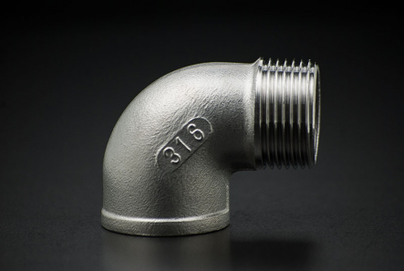 Stainless Steel Elbow 90 Degree - 1/4 Inch / Female Thread x Male Thread