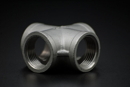 Stainless Steel Crosspiece - 1/4 Inch / 4x Female Thread
