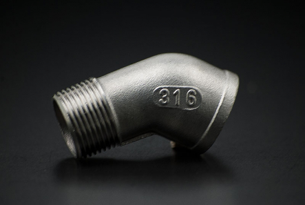 Stainless Steel Elbow 45 Degree  - 3/4 Inch / Female Thread x Male Thread