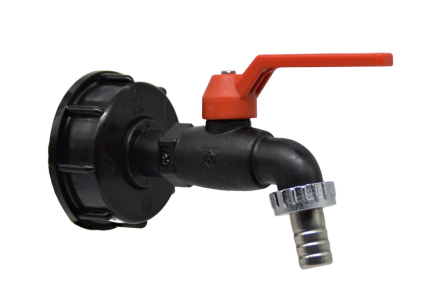 MACHSWON IBC Wassertank Adapter – 3/4 Zoll, Für 1000 L Tonnen, Aus Kunststoff, Verbindungsstück Für Schläuche
