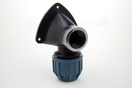 PE Wallboard (Coupling x Female Thread) - 25mm x 3/4 Inch / PN16