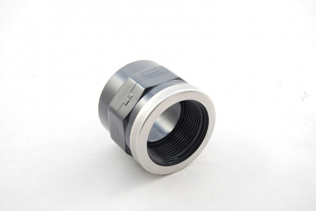 PVC Transition Socket V4A Verstärkungsring - 50mm x 1 1/2 Inch / Glue Socket x Female Thread V4A