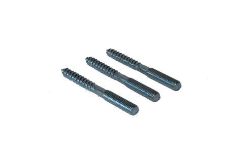 hanger bolt M8 Galvanized for screw clamps - M8 thread
