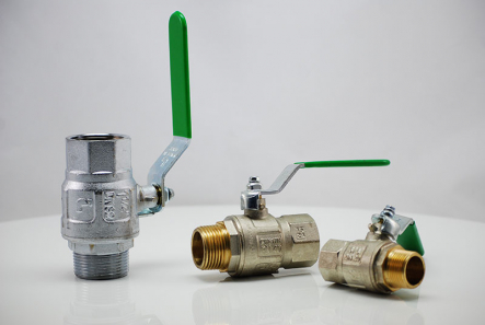 Brass Ball Valve DVGW - 3/8 inch / IG x AG