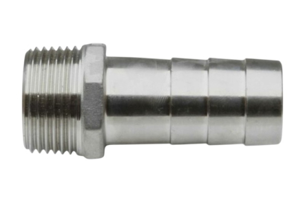 Preview: Edelstahl Schlauchtülle mit Außengewinde