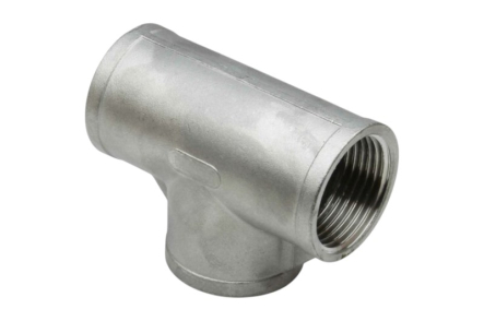 Preview: Edelstahl T-Stück 3fach Innengewinde