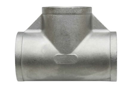 Preview: Edelstahl T-Stück 3fach Innengewinde