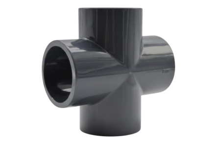 Preview: PVC-U Kreuzstück 4x Klebemuffe 50mm