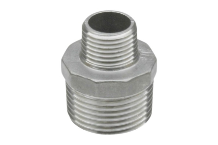 Edelstahl V4A Reduziernippel 2fach Aussengewinde