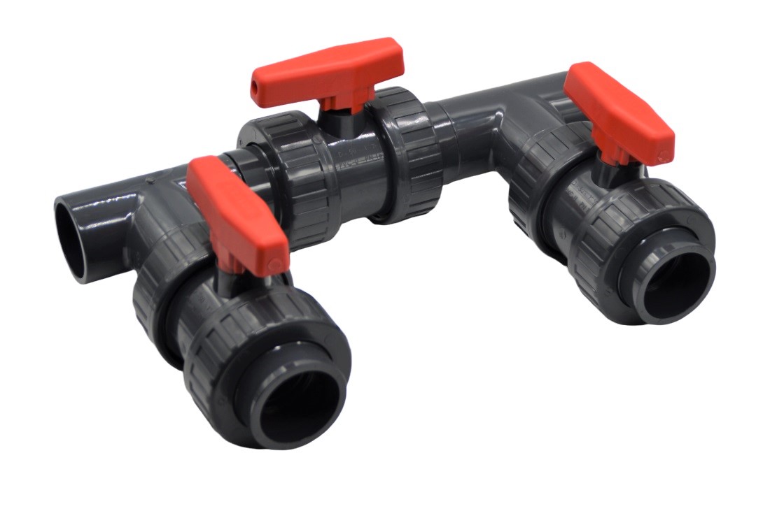 Produktbild von Bypass Pool 50mm Bypass Set 1 90° Für Wärmepumpen 50 Mm Poolheizung Pool Wärmepumpe