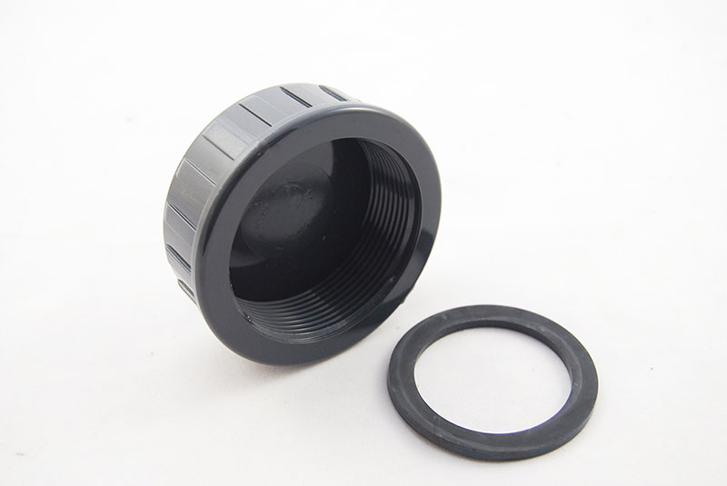 PVC Threaded Cap incl. Sealing Ring 1/2 Inch / Female Thread PVC
