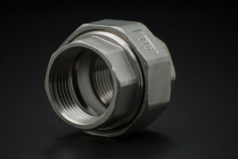 Stainless Steel Union Coupler Conical - 1 1/4 Inch / Female Thread x Female Thread