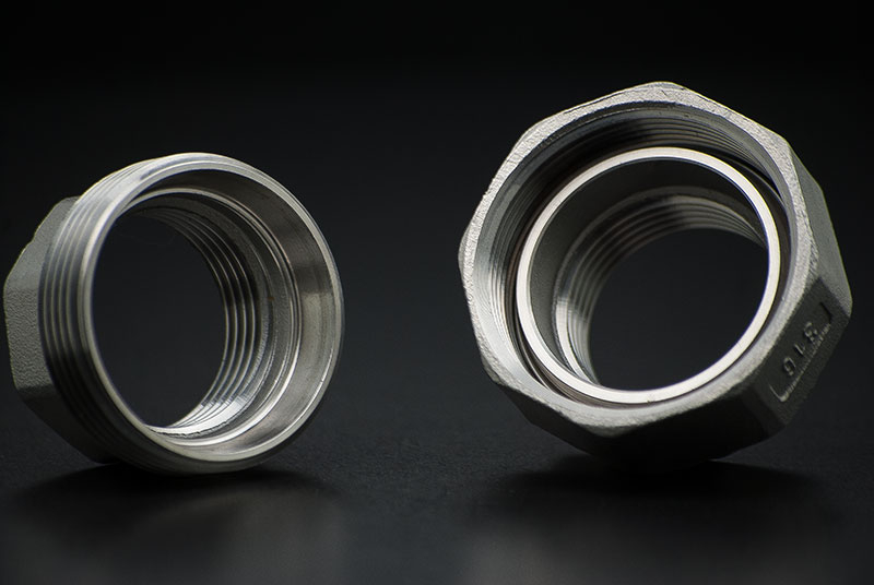 Stainless Steel Union Coupler Conical - 1 1/4 Inch / Female Thread x Female Thread