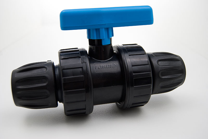 PE Ball Valve (Coupling x Coupling) - 20mm x 20mm / PN10
