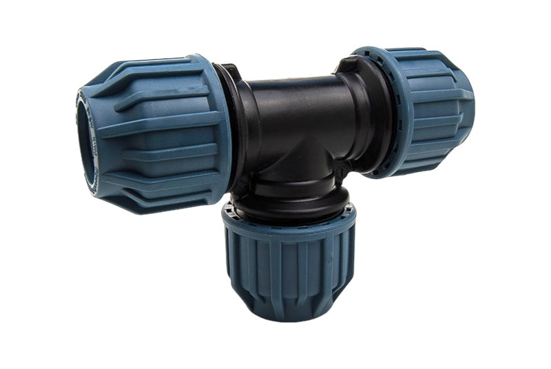 PP Fitting T-Stück 25mm X 3/4 Zoll IG – Klemmverbinder Für PE-Rohr, Trinkwassergeeignet