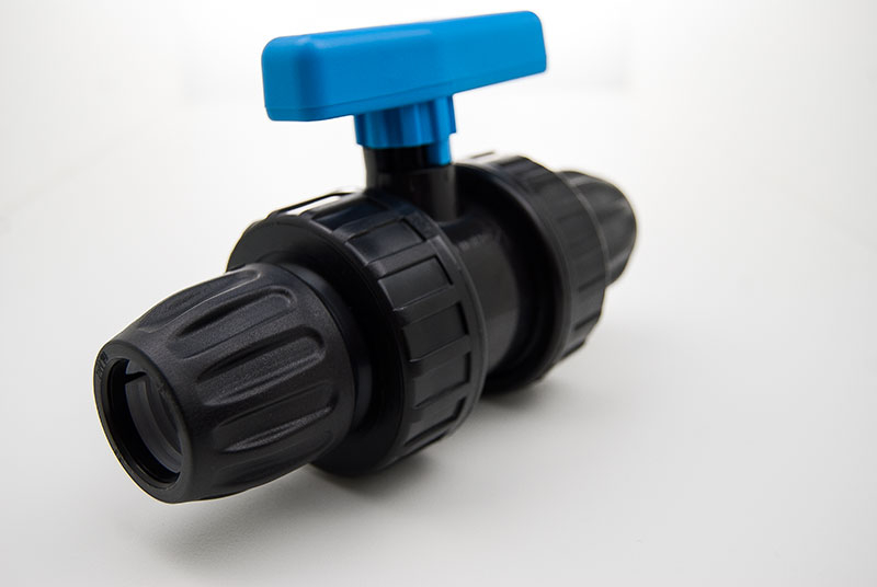 PE Ball Valve (Coupling x Coupling) - 20mm x 20mm / PN10