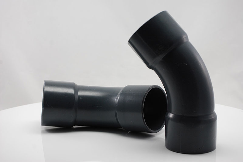 Pvc Bogen Aus Rohr 45 Grad 50mm X 50mm Klebemuffe X Klebemuffe Pvc Fittings