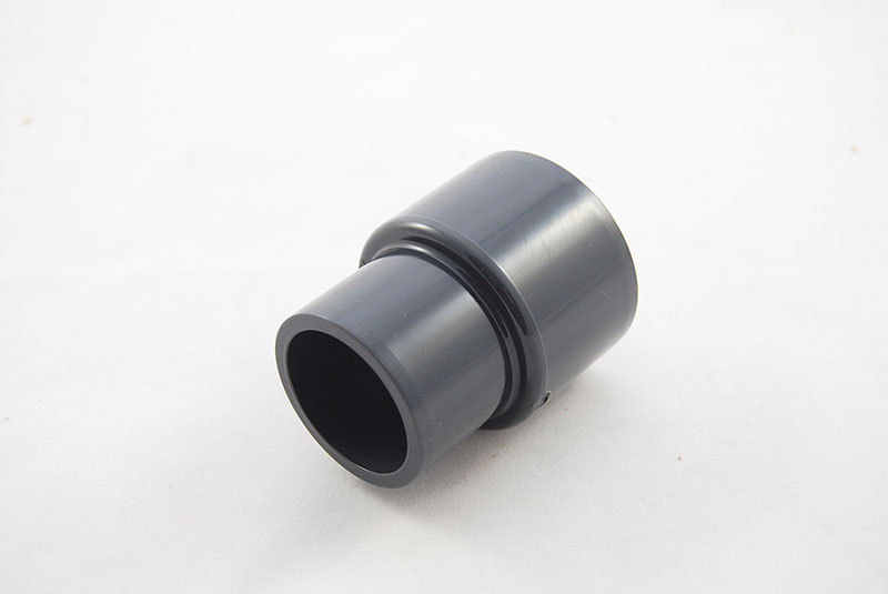 PVC Reduce Socket Long - 90/75 mm x 63 mm / Stutzen/Glue Socket x Glue Socket