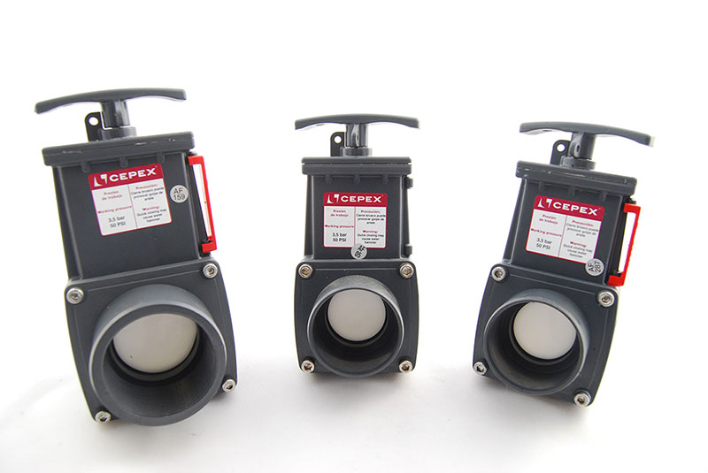PVC Gate Valve Cepex - 50mm x 50mm / Glue Socket x Glue Socket