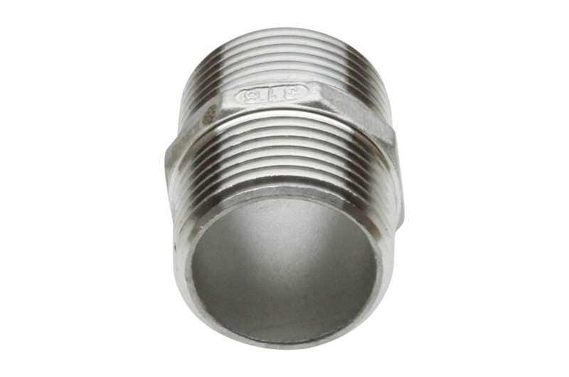 Edelstahl Doppelnippel Aussengewinde x Aussengewinde