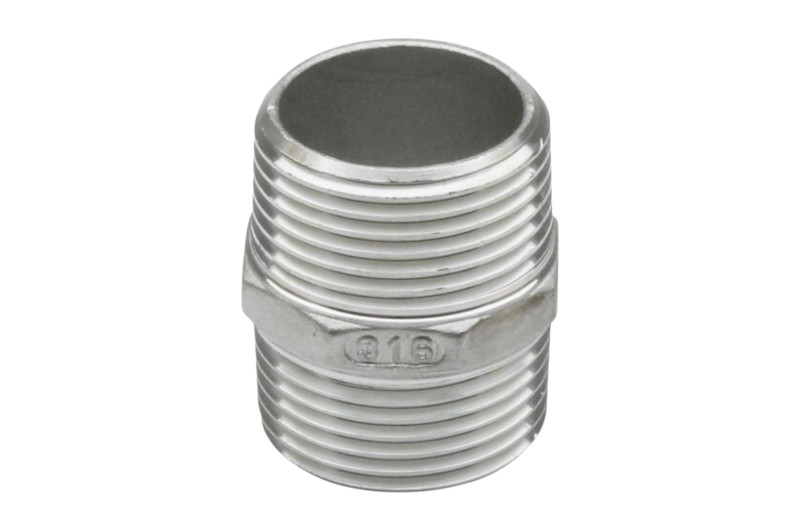 Edelstahl Doppelnippel Aussengewinde x Aussengewinde