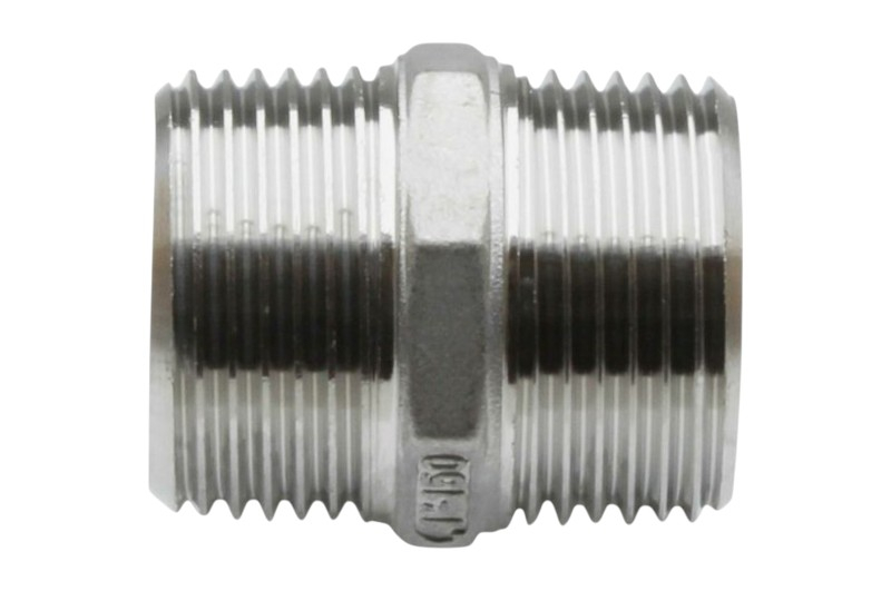 Edelstahl Doppelnippel Aussengewinde x Aussengewinde