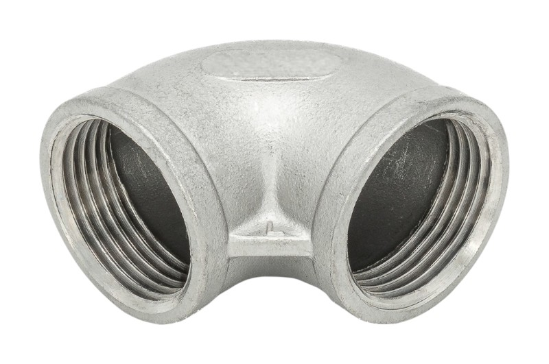 Edelstahl Winkel 90 Grad Innengewinde x Innengewinde