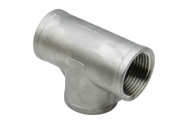 Edelstahl T-Stück 3fach Innengewinde