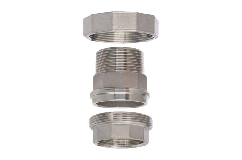 Edelstahl Verschraubung konisch dichtend