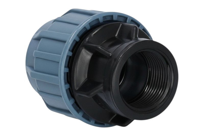 PP Kupplung mit Innengewinde für PE Rohr