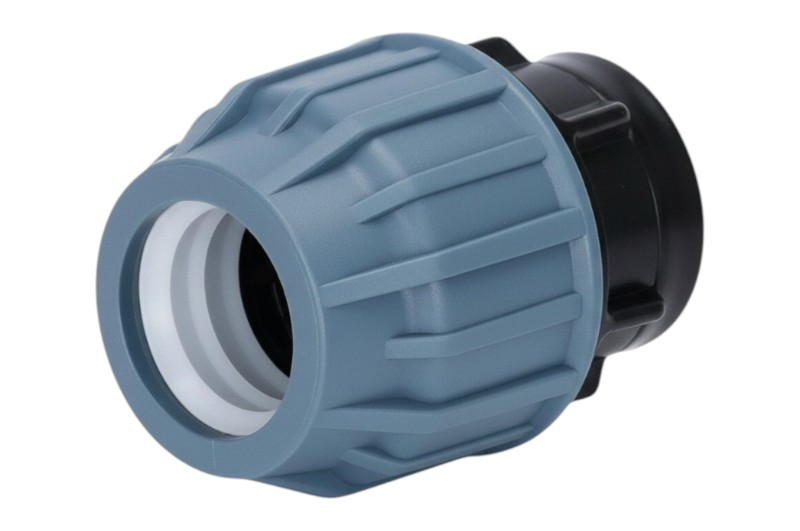 PP Kupplung mit Innengewinde für PE Rohr