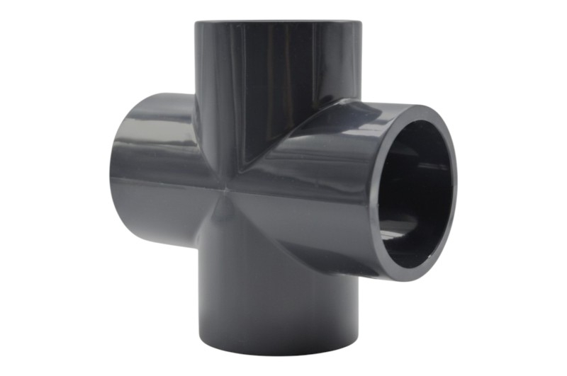 PVC-U Kreuzstück 4x Klebemuffe