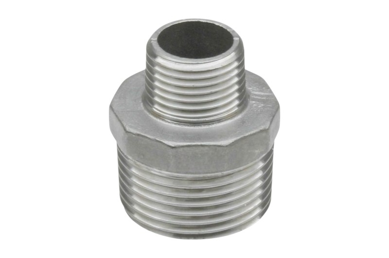 Edelstahl V4A Reduziernippel 2fach Aussengewinde